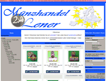 Tablet Screenshot of muenzhandel-lener.at